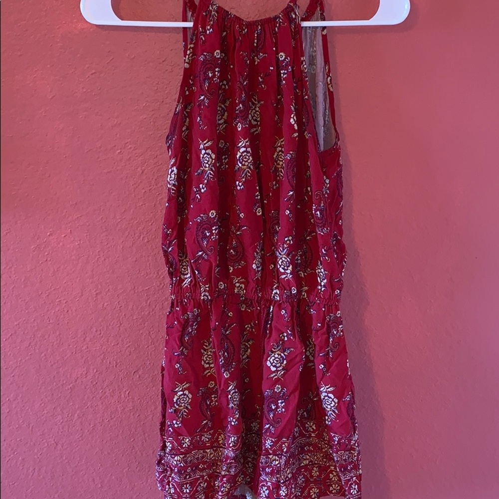 Paisley print romper